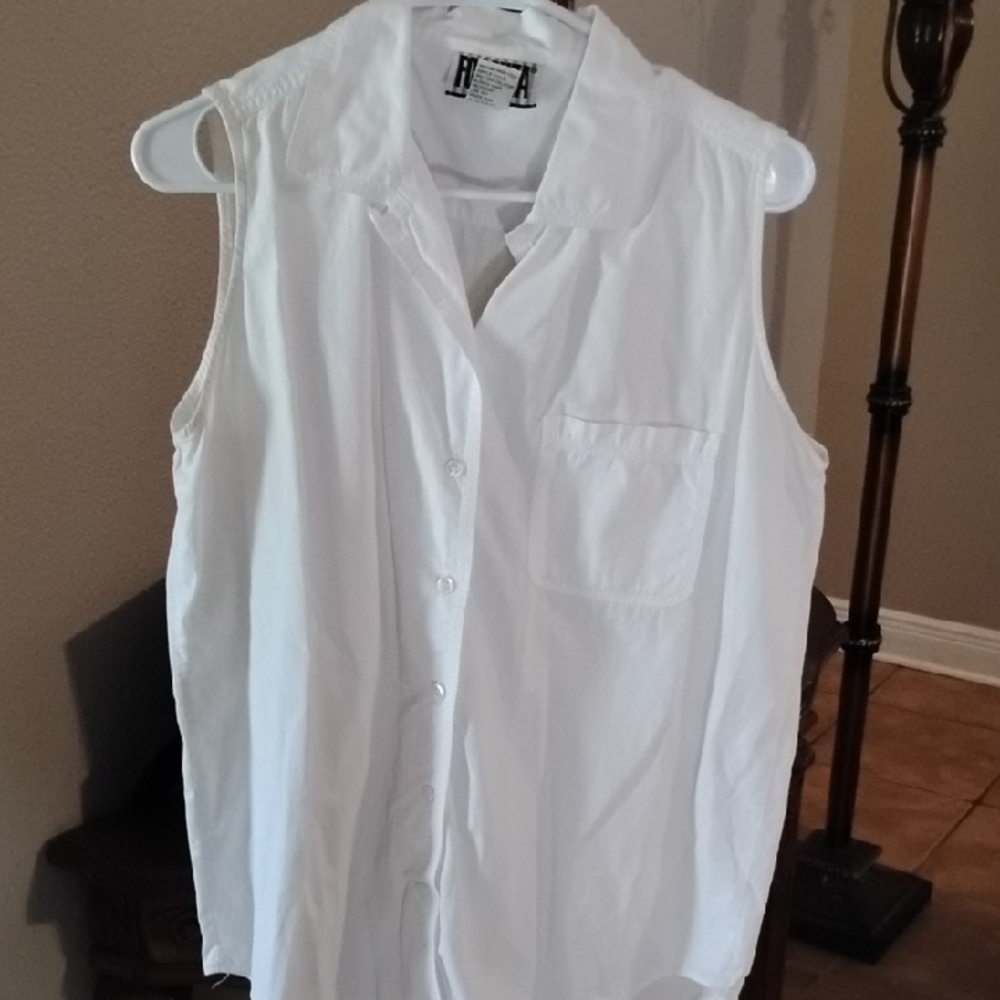 Forenza White Cotton Shirt